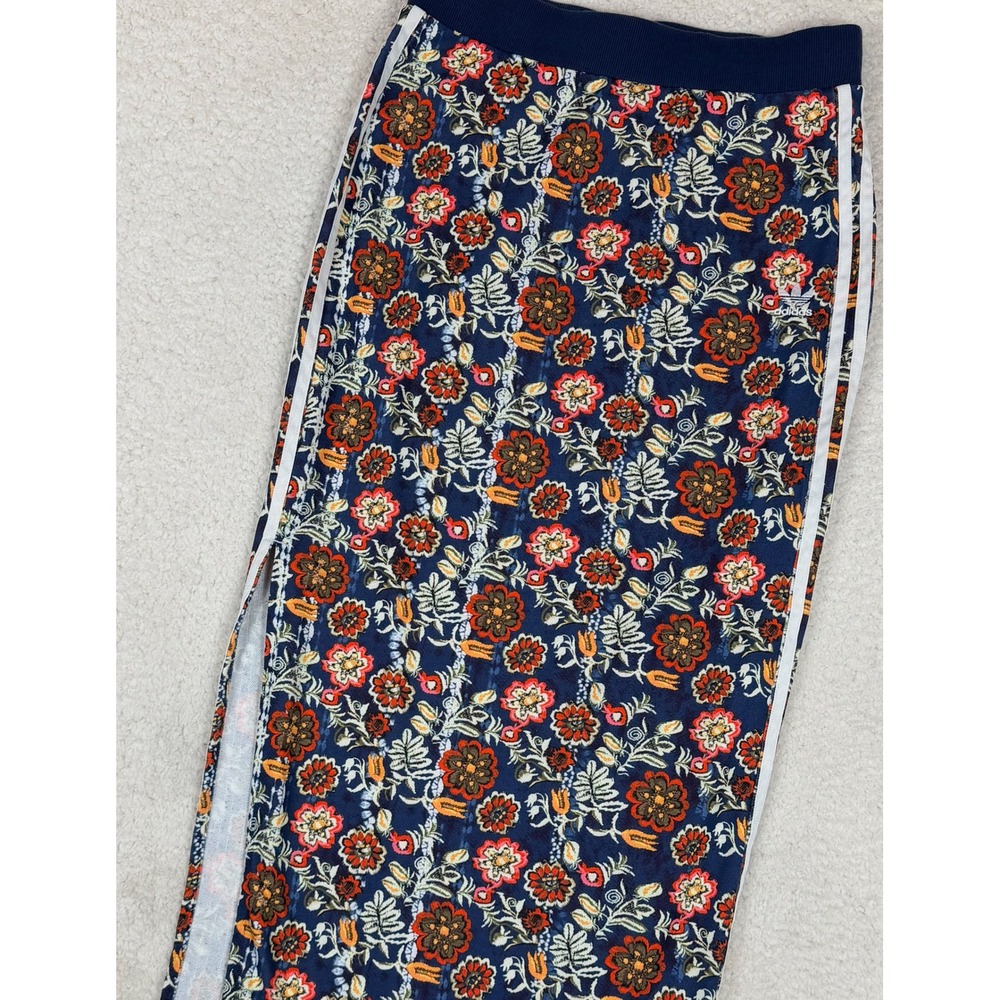 Adidas Originals x The Farm Company Cirandeira Floral Maxi Slit Skirt AY6898